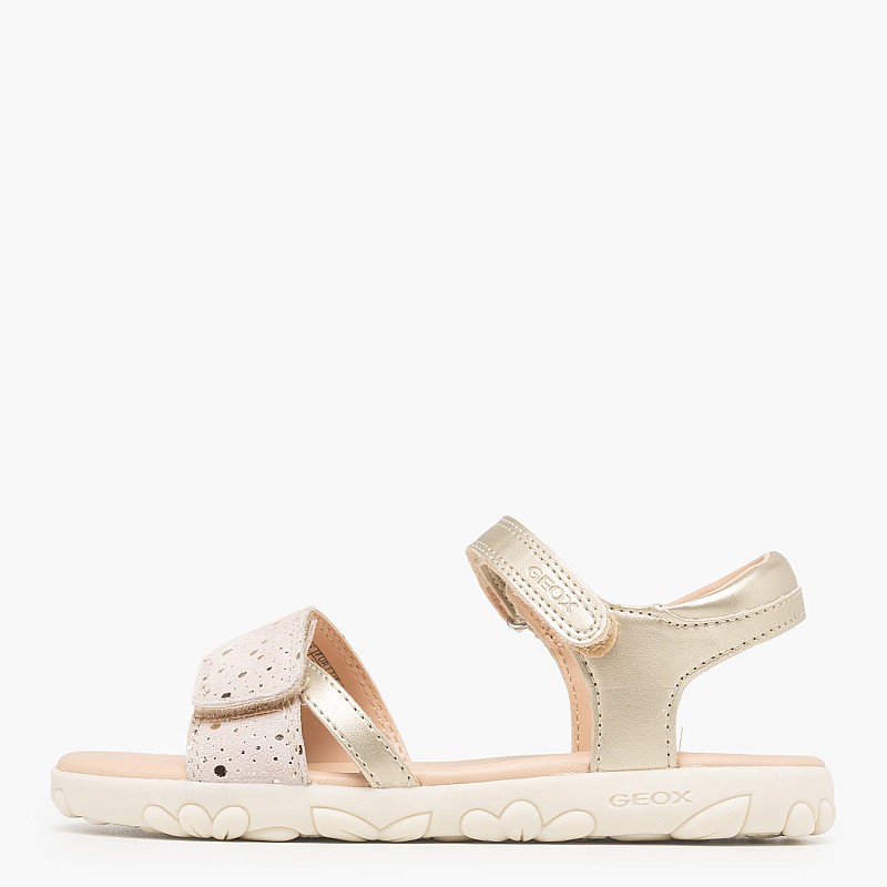 Geox Haiti.Gld Παιδική Σαγιονάρα & Πέδιλο