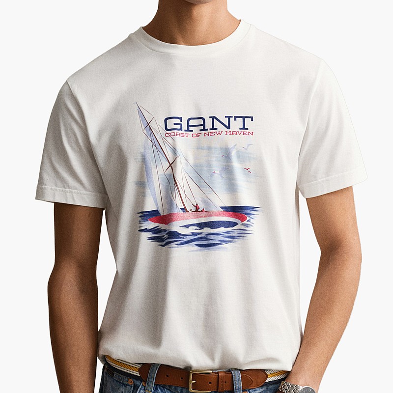 GANT Graphic.Ship Ανδρική Μπλούζα