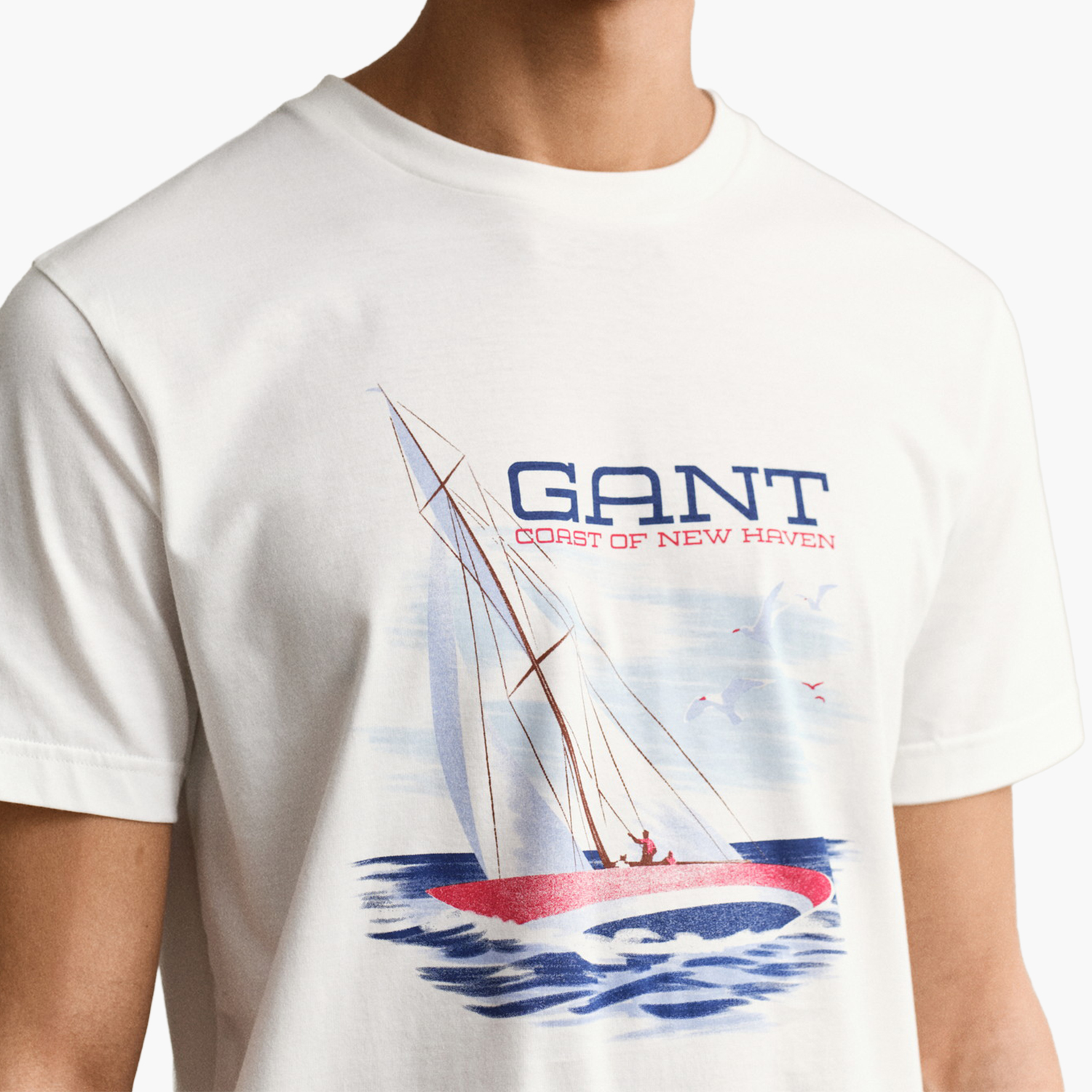 Gant Graphic.Ship-White