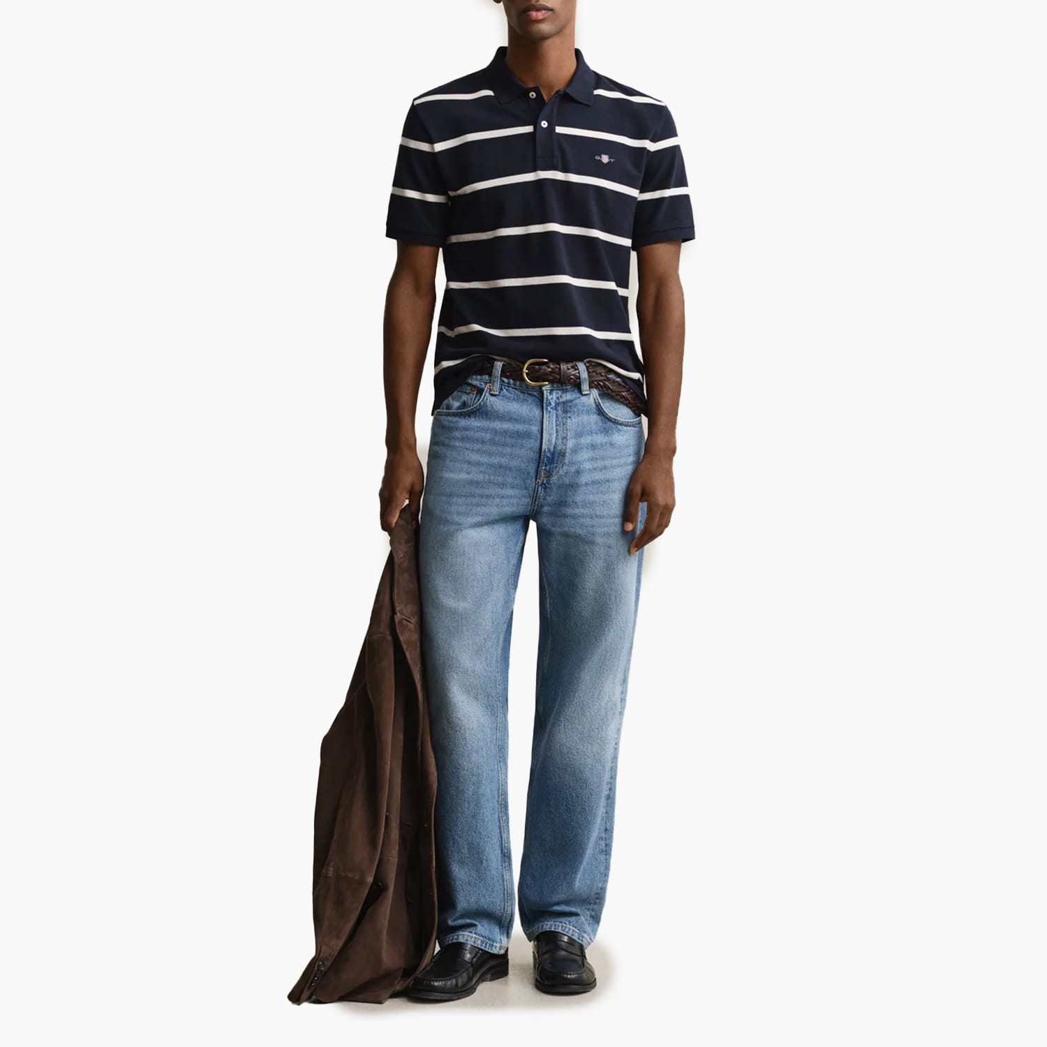 Gant Striped.Polo-DarkBlue