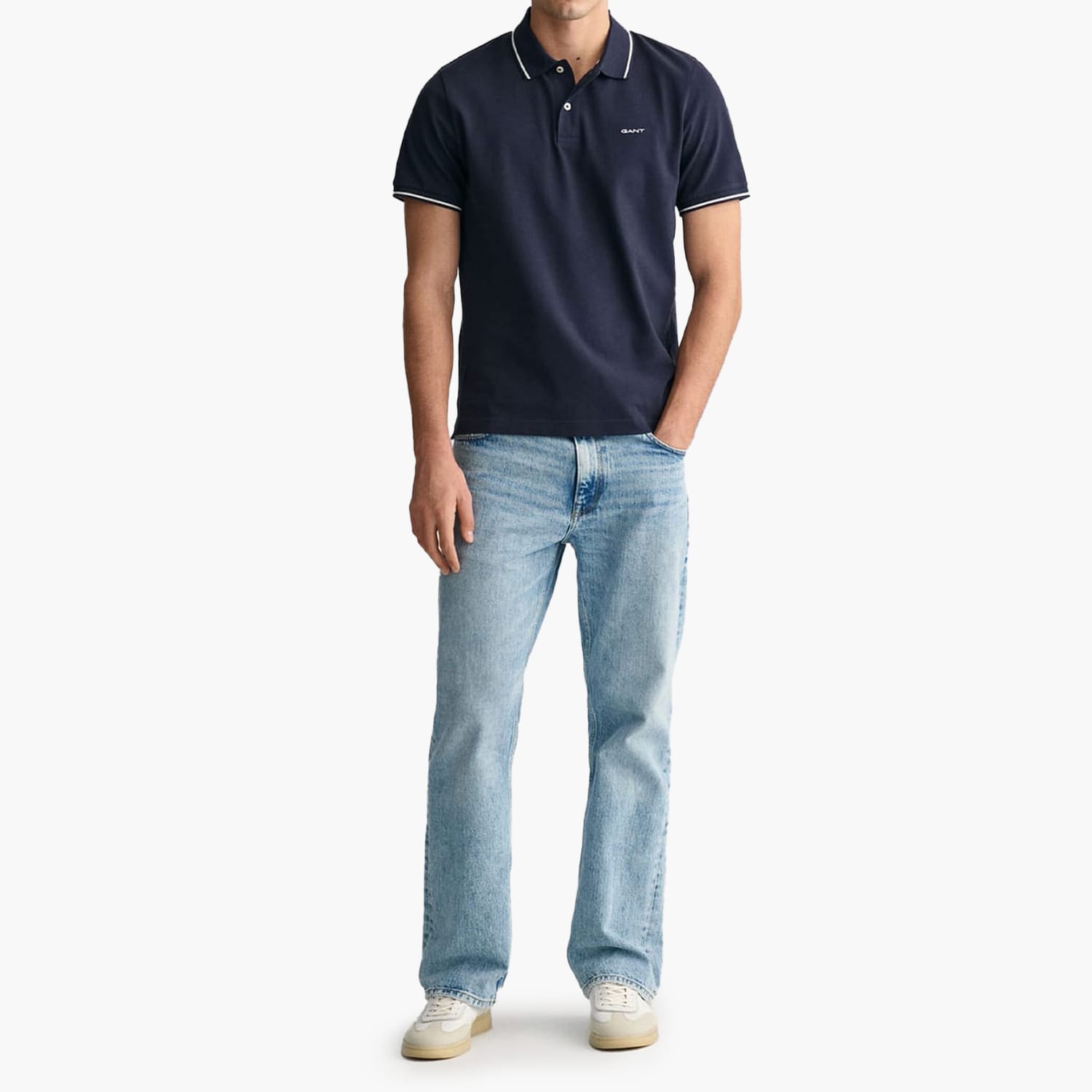 GANT Tipping.Rugger Ανδρική Μπλούζα