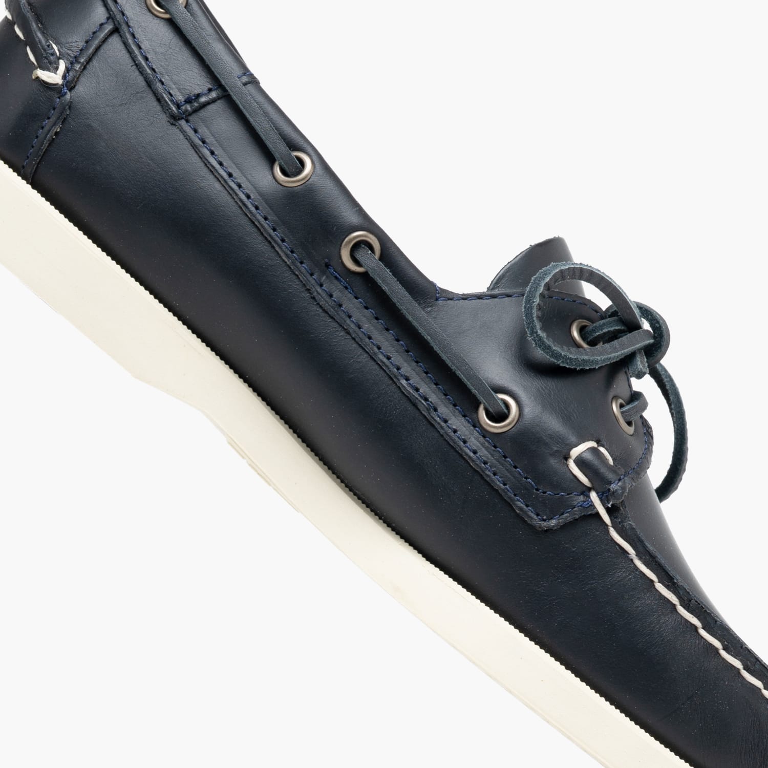 Sebago Portland.Waxed-Blue