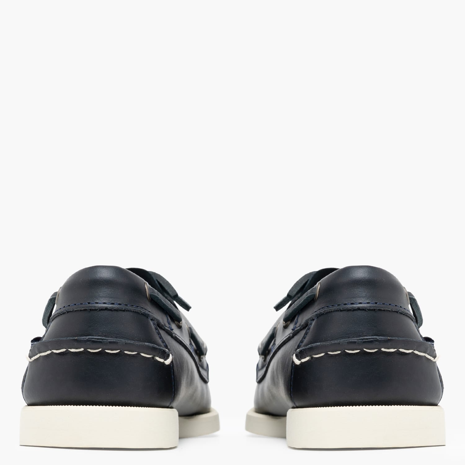 Sebago Portland.Waxed-Blue