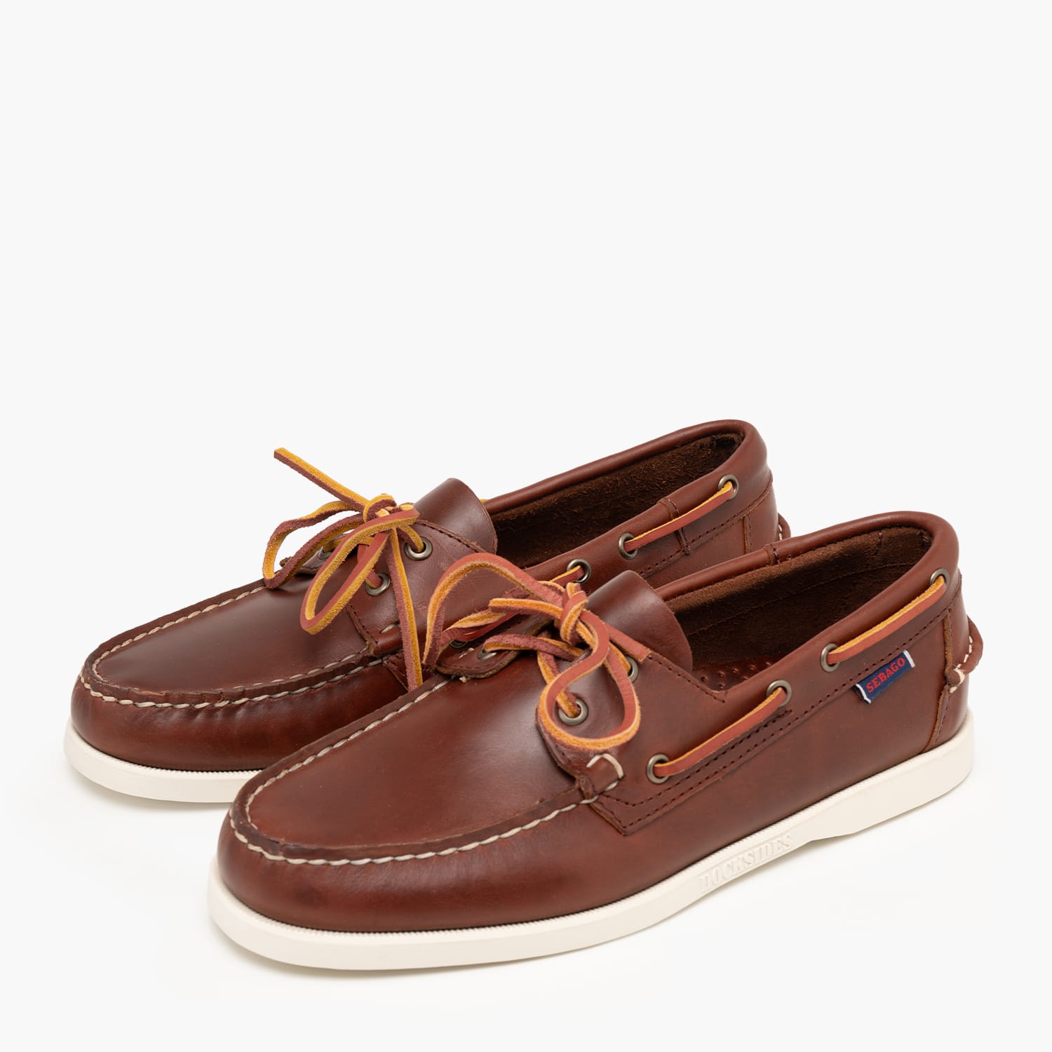 Sebago Portland.Waxed-Brown