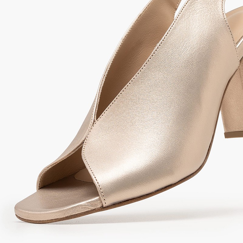 Mortoglou Sk500.2 Γυναικεία Γόβα & Peeptoe Ψηλή