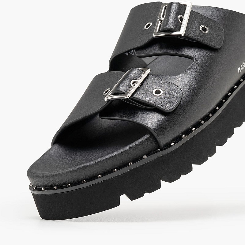 Karl Lagerfeld Kaia.Buckle Γυναικεία Πλατφόρμα Χαμηλή