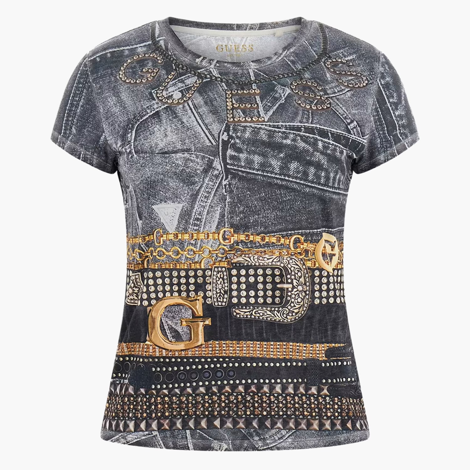 Guess Belt.Wraped Γυνακεία Μπλούζα - Τοπ