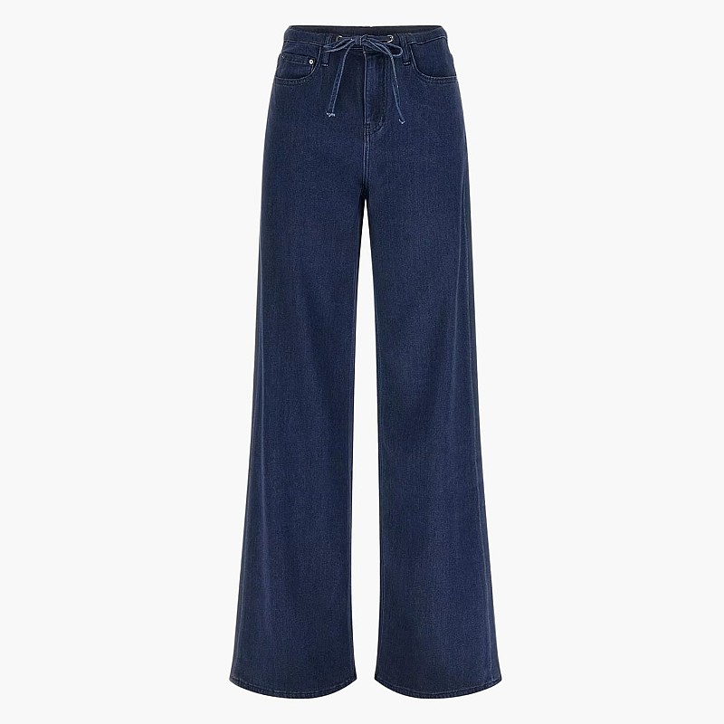 Guess Blossom.Wide.Leg Γυνακεία Παντελόνια