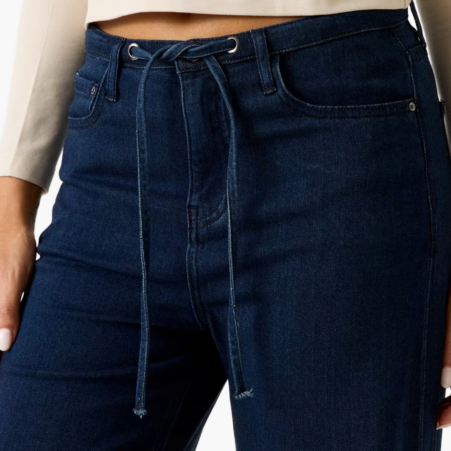 Guess Blossom.Wide.Leg-DarkBlue