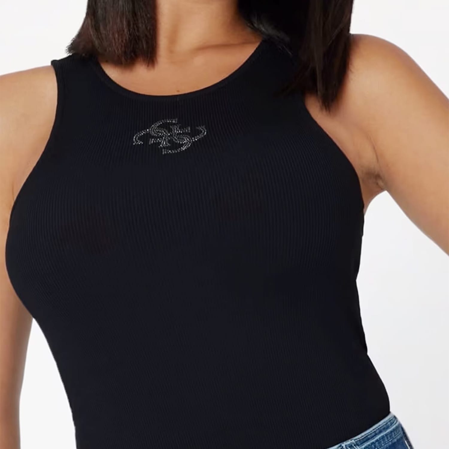 Guess Sl.Round.Guendalina Γυνακεία Μπλούζα - Τοπ