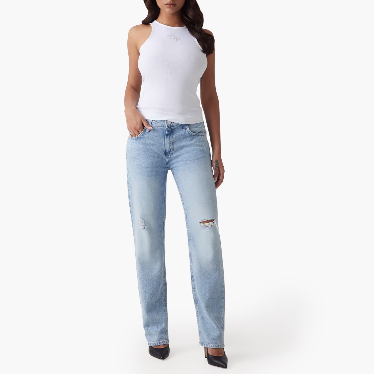 Guess Sl.Round.Guendalina-White