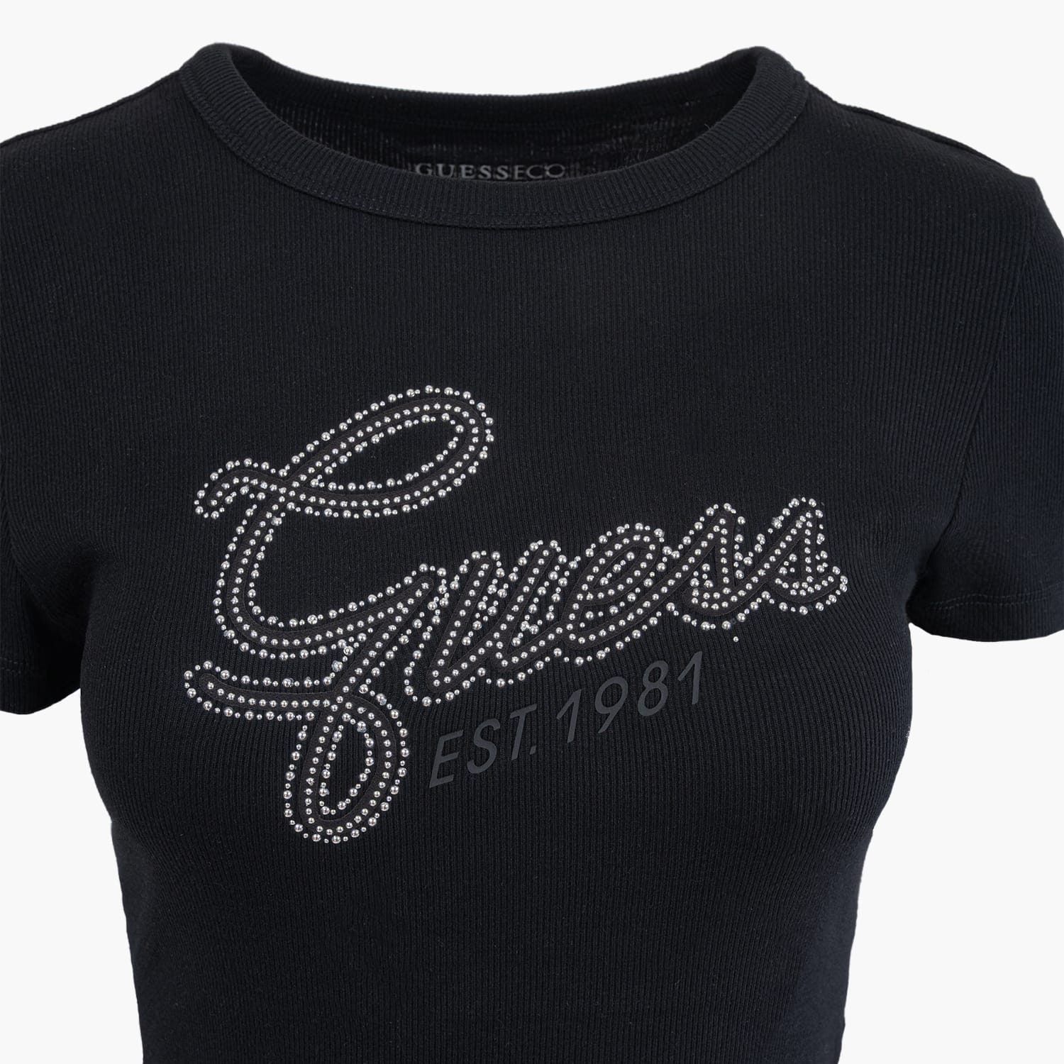 Guess Studs.Script Γυνακεία Μπλούζα - Τοπ