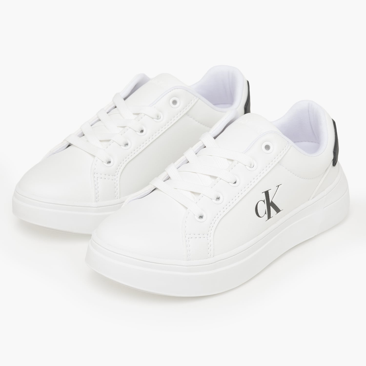 Calvin Klein Sneak.Lace-White