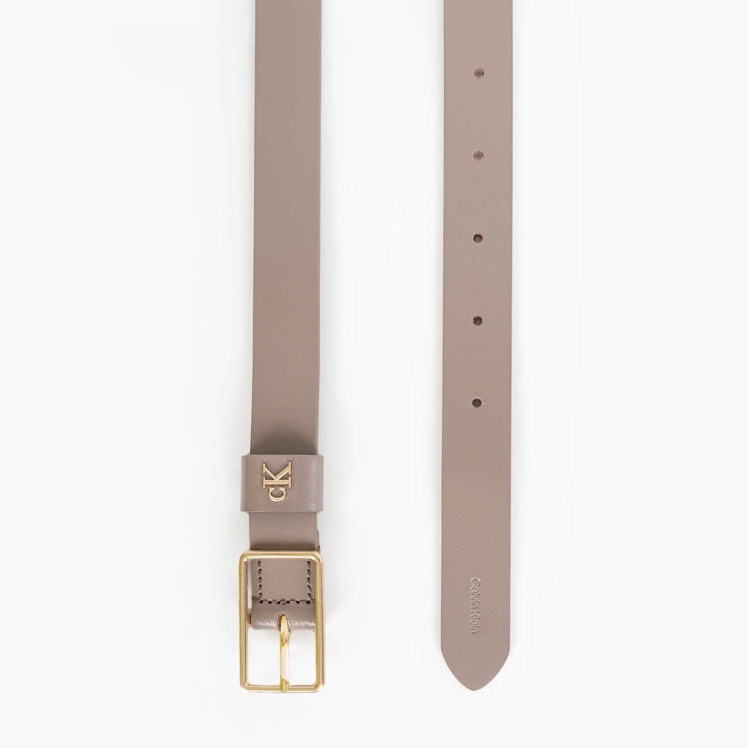 Calvin Klein Square.Bckl-Taupe